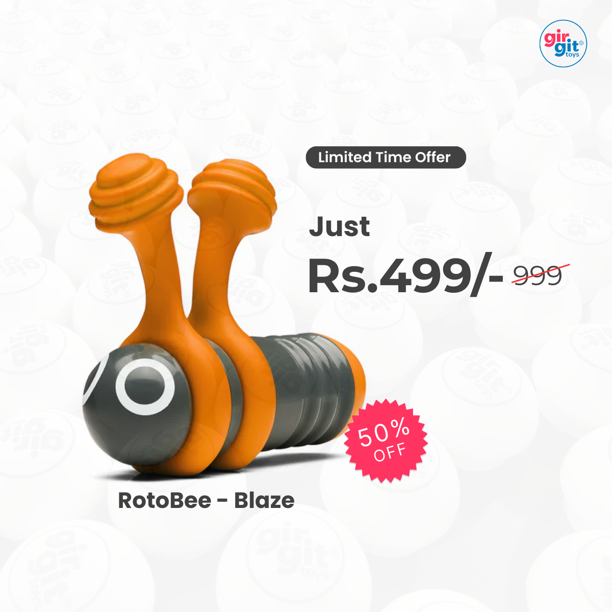 RotoBee Blaze India's most loved ADHD and stress-relief fidget toy. Girgittoys RotoBee Blaze India's most loved ADHD and stress-relief fidget toy. Girgittoys